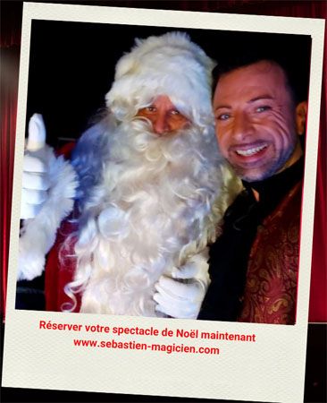 réserver votre spectacle de noel avec sébastien ladruze magicien Yonne 89, en Seine et marne 77, L'aube 10, Saône et Loire 71, cote d'or 21, Nièvre 58, Loiret, les Yvelines 78, Essonne 91, val de marne 94