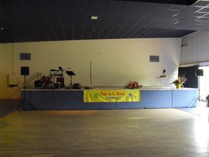 Présentation scène avant animation, Gramat (46), octobre 2015