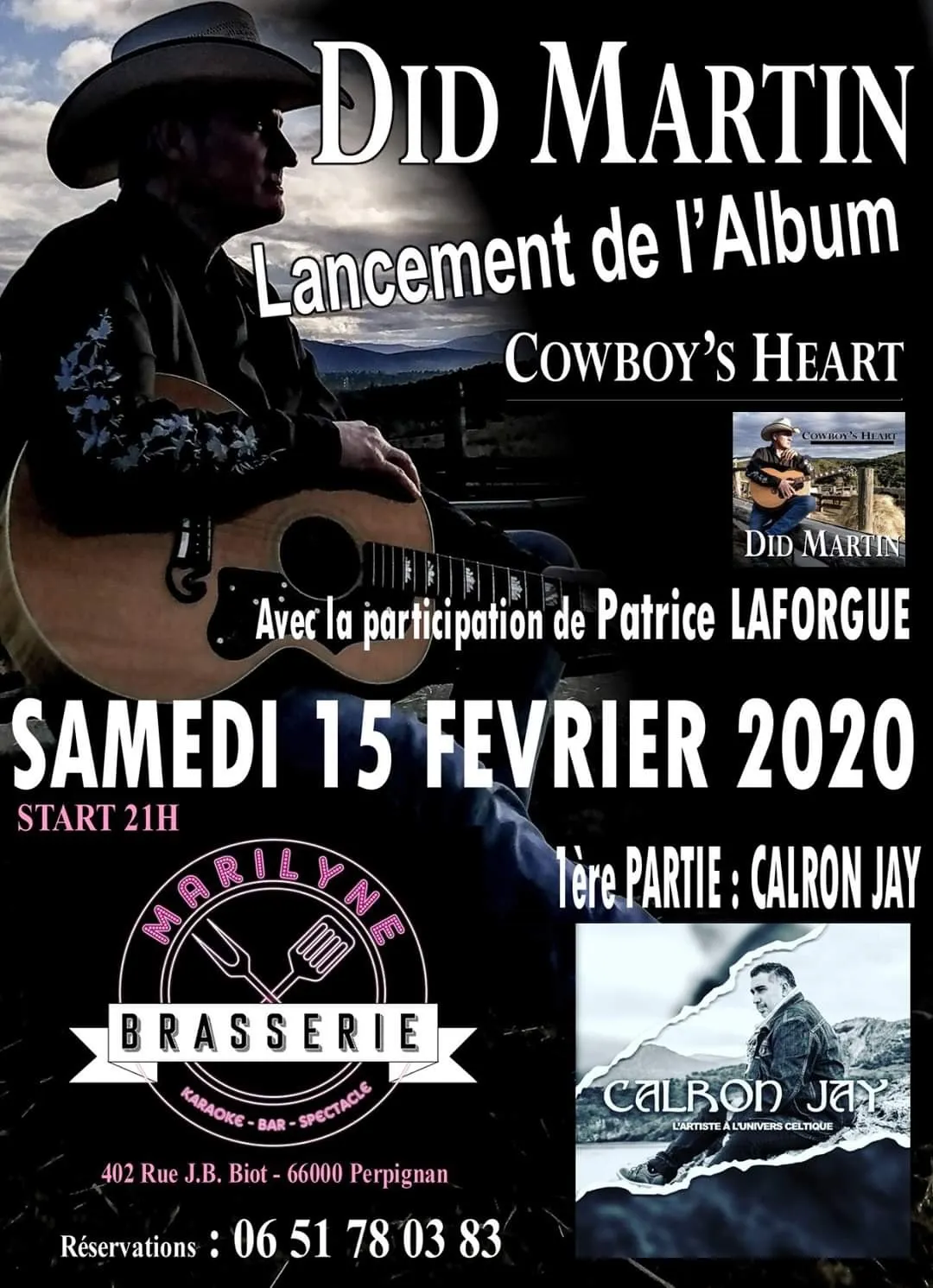 15 Février 2020 - Long Ride, le groupe de Country à Perpignan