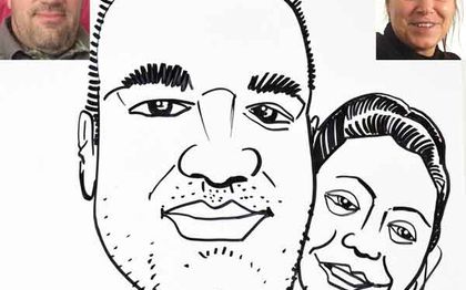 Photo de Caricaturiste mariage Belgique - Luxembourg grand Duché