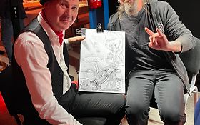 Photo de VICTOR - CARICATURISTE  &  PERFORMANCE SPEED PAINTING