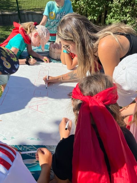 Animation enfants 
aventuriers 