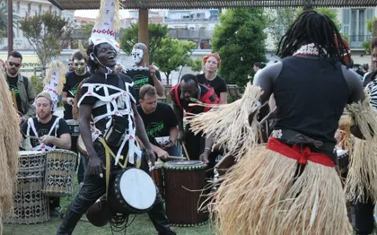 Photo de Percussions, Danses, contes et musiques d'Afrique de l Ouest / NICE 