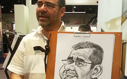 Photo de Animation Caricatures / Hauts de Seine