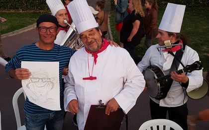 Photo de Christian COLIN - Caricature, théâtre de rue, musique - GRAYE SUR MER