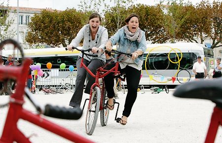 Yoyo le Clown et ses velos rigolos - Bordeaux - Gironde - Aquitaine 