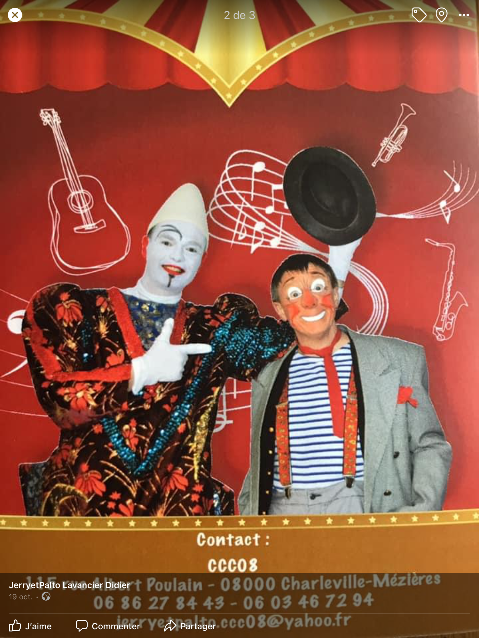 Duo de clowns parodistes musicaux 