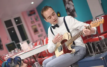 Photo de The Yavins Duo et Trio musical vintage / SAINT-ETIENNE et LYON