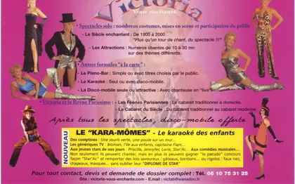 Photo de VICTORIA - Chanteuse de Cabaret du Tarn Et Garonne