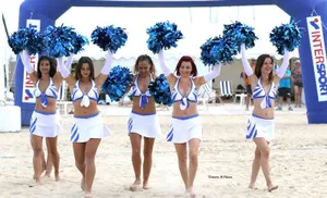 Lolipop danseuses professionnelles pompom girls Beach sport plage animation spectacle compétition 