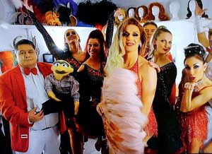 julien rouge ventriloque à l'audacieux cabaret de Déols